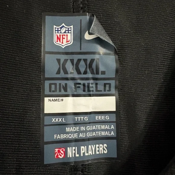 Pittsburgh Steelers NFL Black TJ Watt 90 On-Field Jersey XXXL - Picture 3 of 3